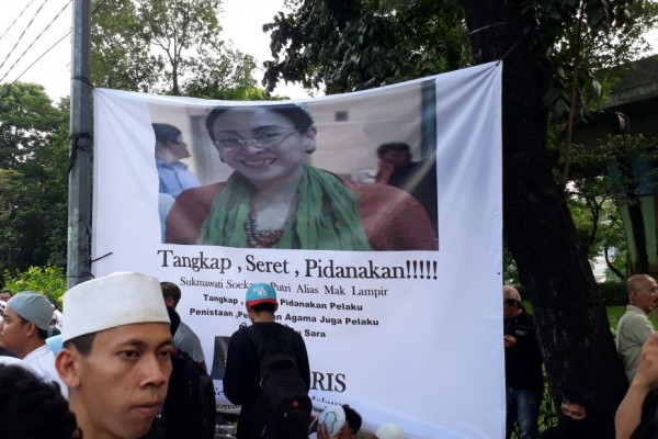 Massa Aksi 64 Tuntut Sukmawati Segera Diproses Hukum