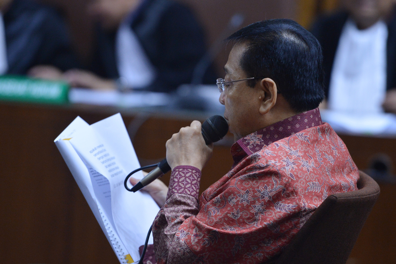 Kuasa Hukum Meminta Agar Majelis Hakim Membebaskan Setya Novanto