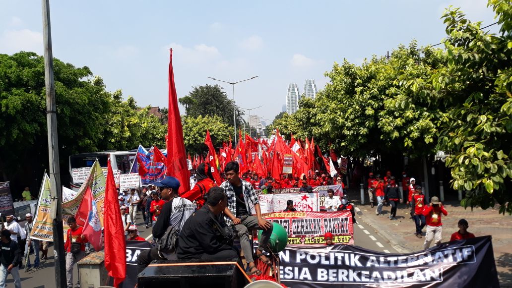 Polri Terjunkan Ribuan Personel Amankan Demo Hari Buruh Beso