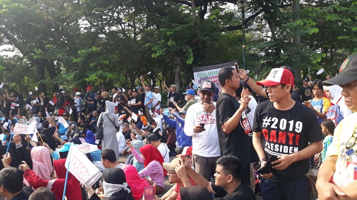 Slogan 2019 Ganti Presiden Jadi Semangat Prabowo-Sandi Menang di Jabar