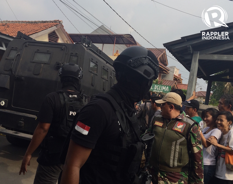 FOTO: Dari Lokasi Penggerebekan Terduga Teroris di Tangerang