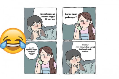 Kocaknya 10 Komik Percakapan Dilan & Milea Saat Sahur