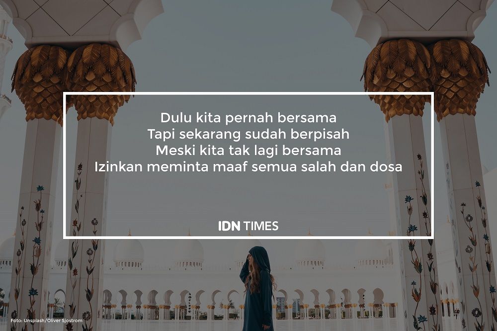 Inilah 7+ Contoh Inspirasi Kata Kata Lebaran Buat Mantan 