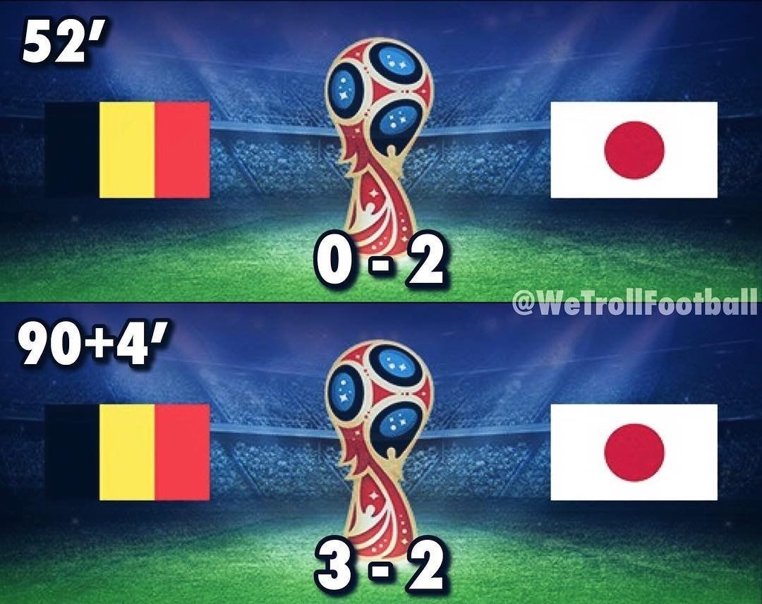 11 Meme Kalahnya Jepang Dari Belgia Di Piala Dunia Sedih Sih