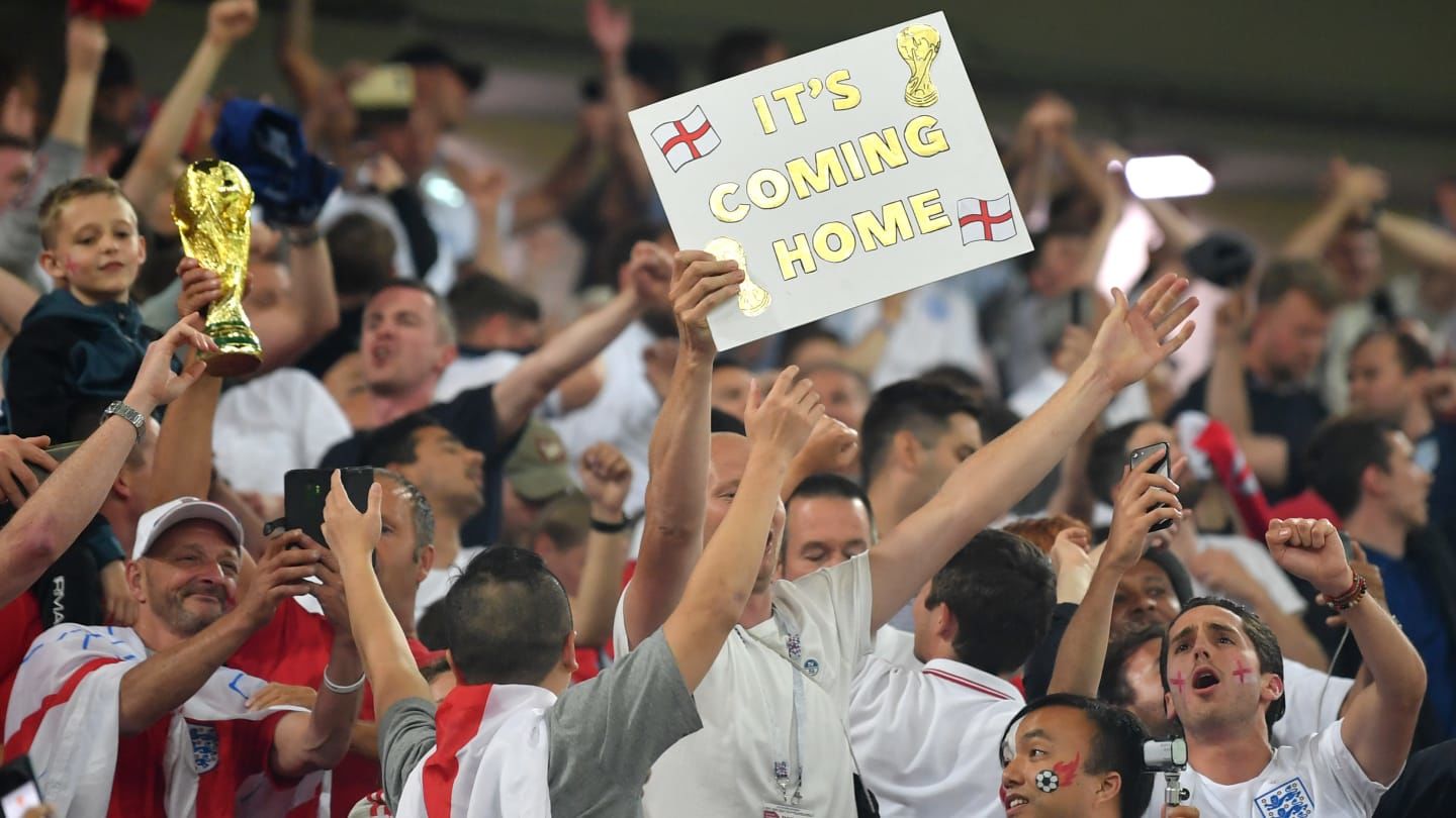 "Football's Coming Home" Begini Lagu Fans Inggris untuk Southgate