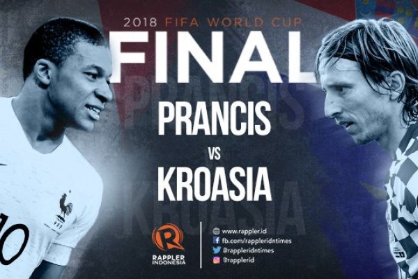 Prediksi Final Piala Dunia Prancis vs Kroasia: Drama Belum Usai!