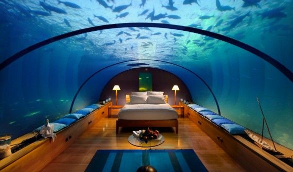 5 Hotel Mewah Super Keren Ini Berada di Bawah Laut, Berani Menginap?