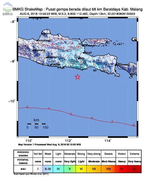 Gempa 5,1 SR Guncang Malang, Begini Penjelasan BMKG