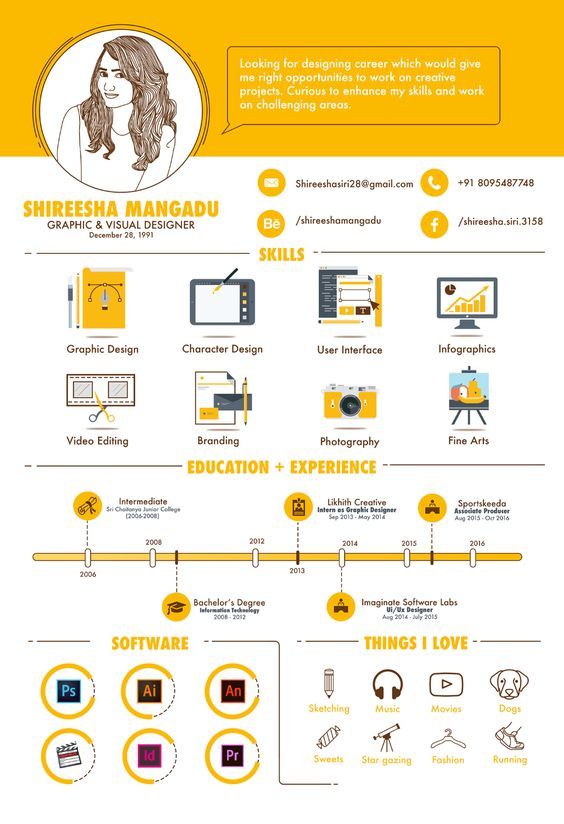 20 Contoh Desain Cv Lamaran Kerja Yang Menarik Dan Kreatif