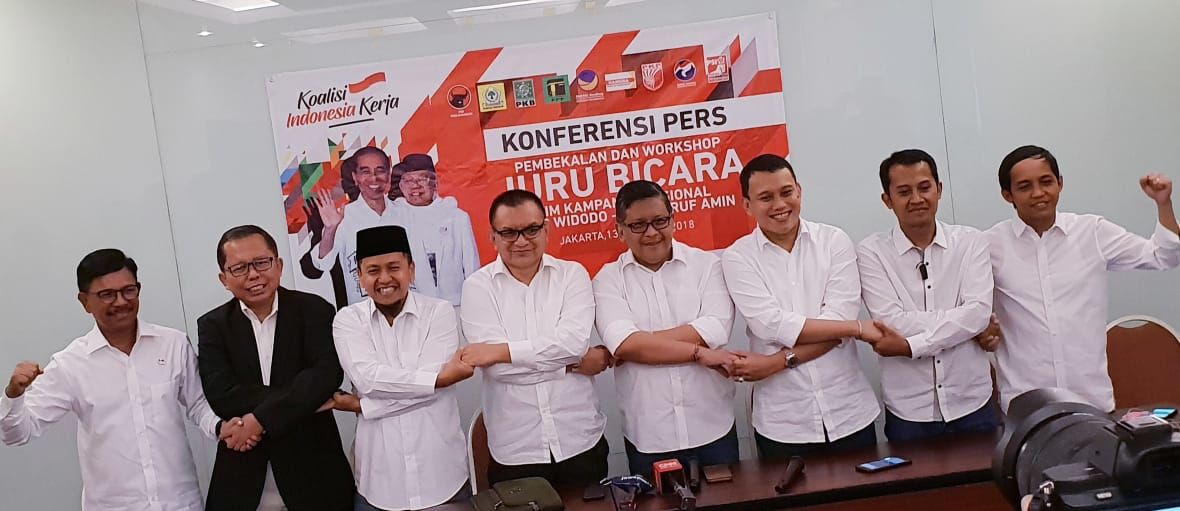 Ambil Nomor Urut, Jokowi-Ma'ruf Longmarch dari Tugu 