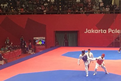 Taekwondo Putra Indonesia Gagal Sumbang Medali di Kelas 80 Kilogram