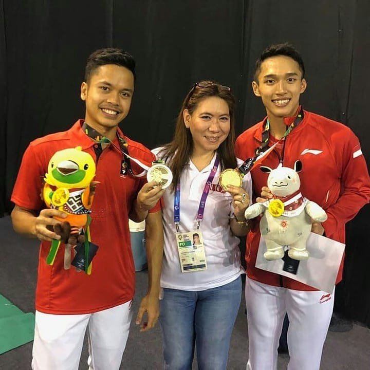 Hasil gambar untuk anthony sinisuka ginting dan jonatan christie