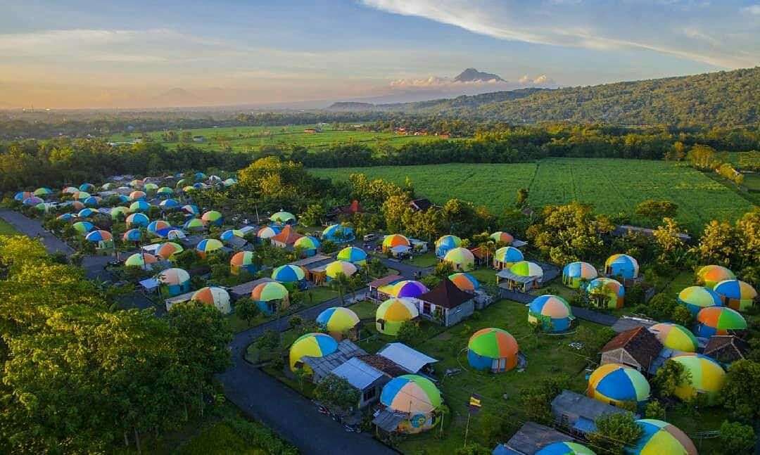 10 Potret Cantik RumahÂ Teletubbies di Yogyakarta, Instagramable Abis!