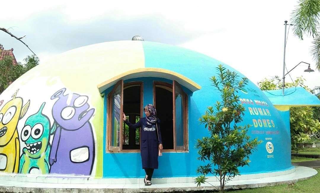 10 Potret Cantik RumahÂ Teletubbies di Yogyakarta, Instagramable Abis!