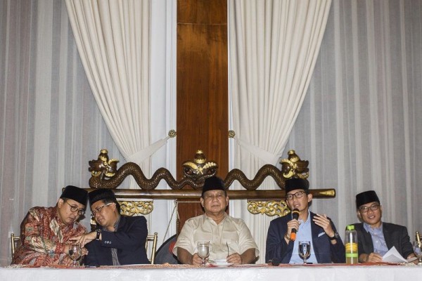 Sandiaga: Politik Dua Kaki Demokrat Kokoh di Koalisi Prabowo-Sandi