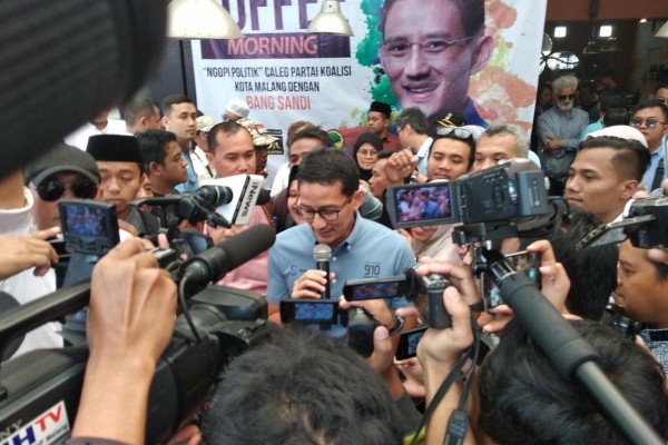 Kunjungi Malang, Sandiaga Bagi Pengalaman Berwirausaha
