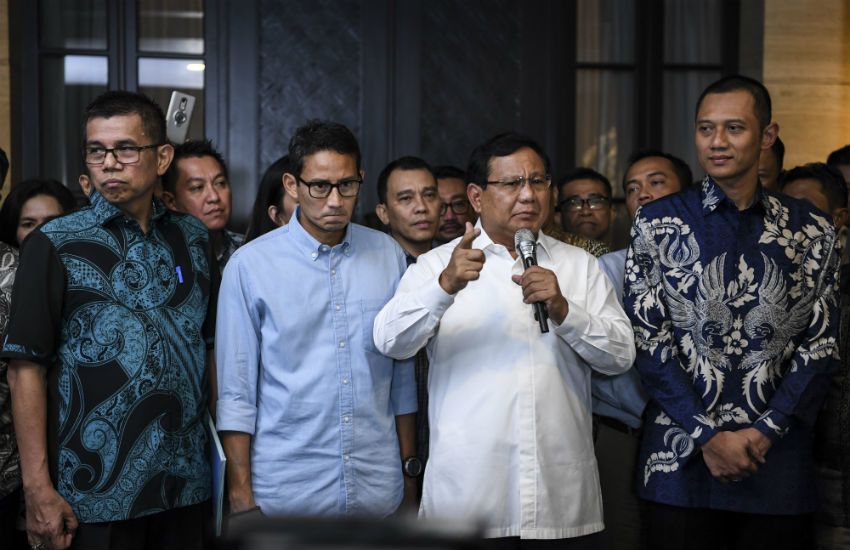 Penunjukkan Ketua Tim Kampanye Prabowo-Sandi di Jatim Tunggu Pusat
