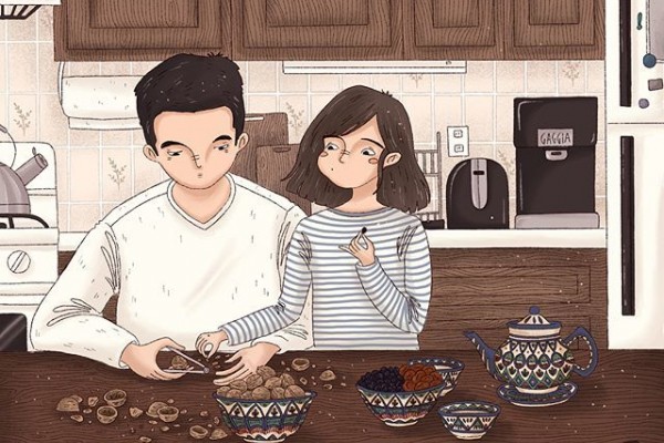 Makin Sayang, 15 Ilustrasi Menggemaskan Jika Punya Suami Cuek