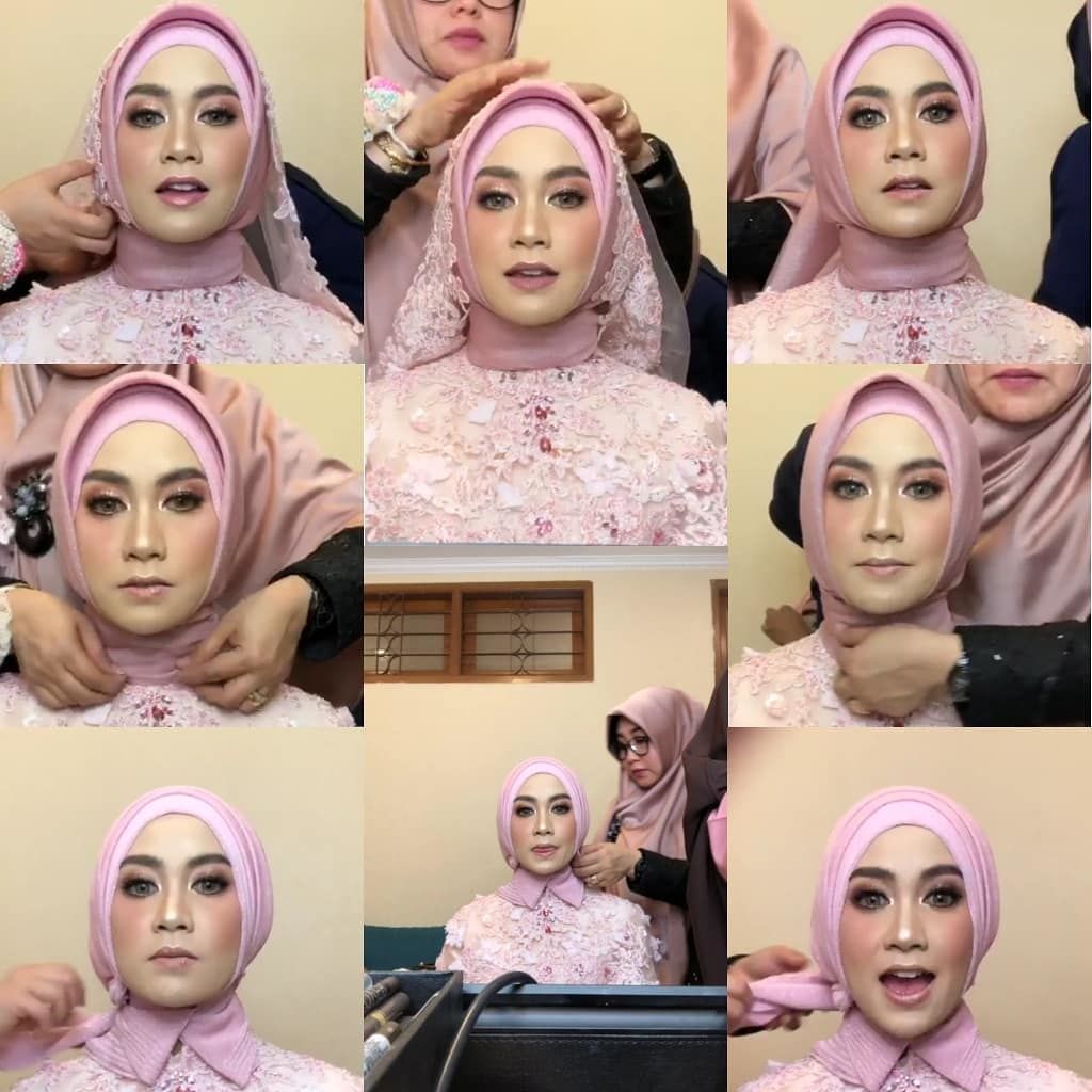 Baju Pernikahan Anisa Rahma Syar'i & Menawan