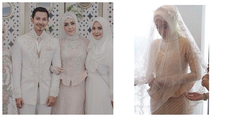12 Desain Gaun Pernikahan  Muslimah Elegan Nan Sederhana