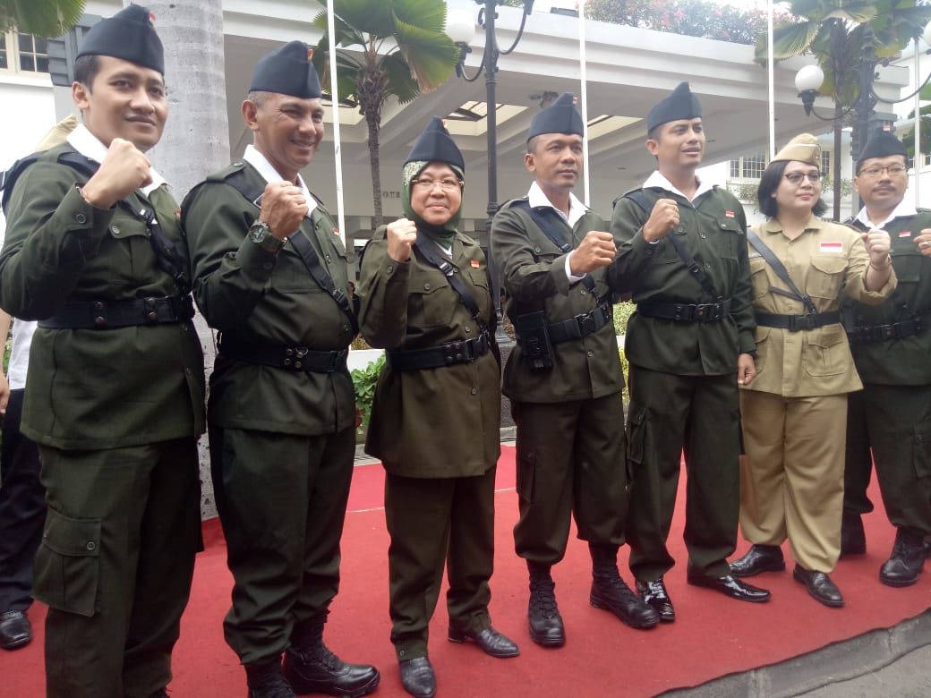 Haru, Warga Surabaya Peringati Perobekan Bendera di Hotel Yamato
