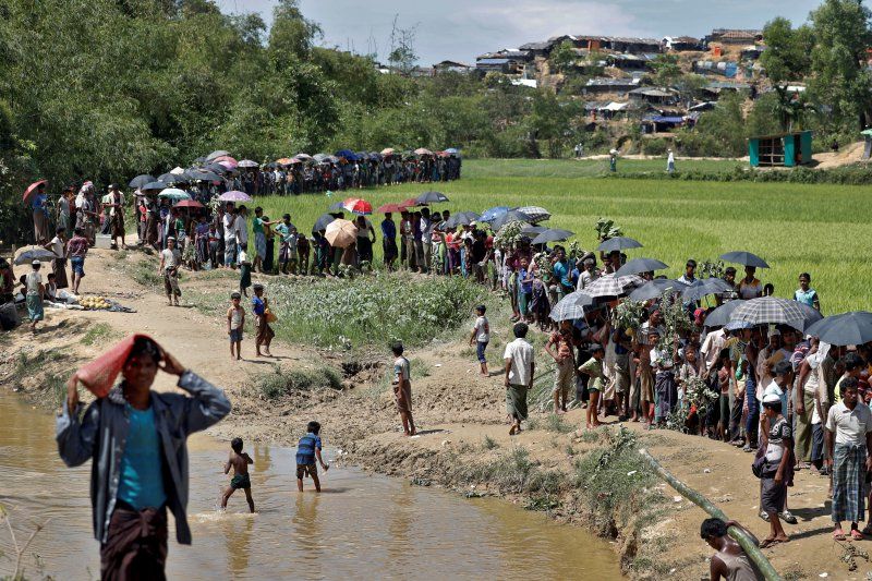 Gak Terbiasa Nasi Lemak, Pengungsi Rohingya di Medan Makan Kacang Arab