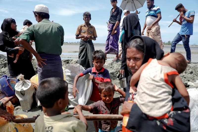 Gak Terbiasa Nasi Lemak, Pengungsi Rohingya di Medan Makan Kacang Arab