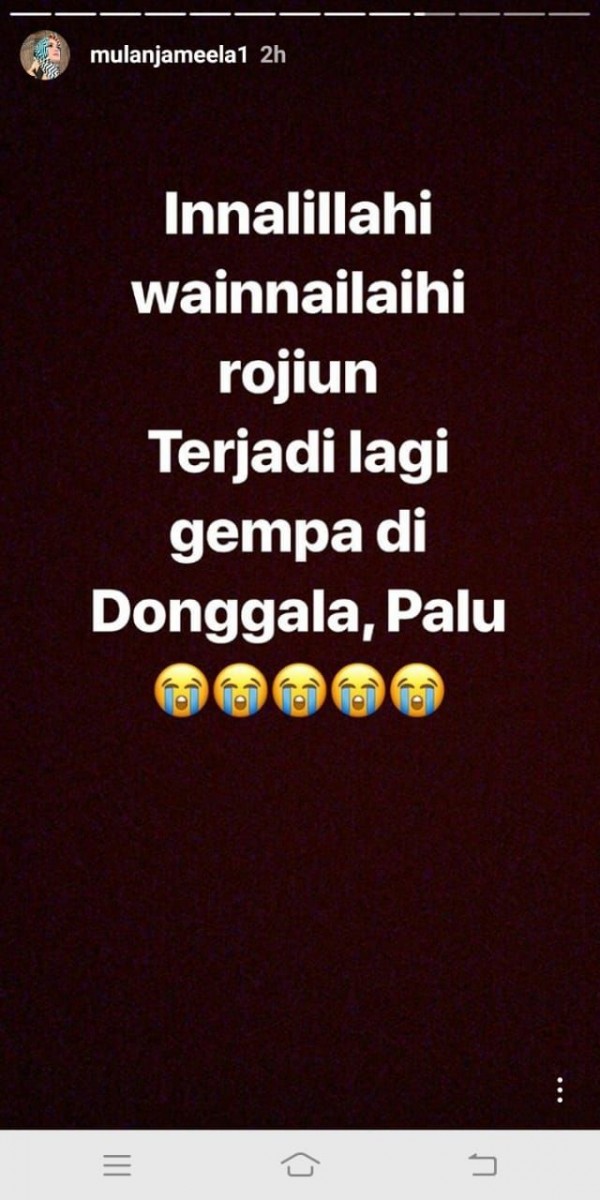 Gempa & Tsunami Palu, Ini Ucapan Duka Mendalam dari 7 Seleb Tanah Air