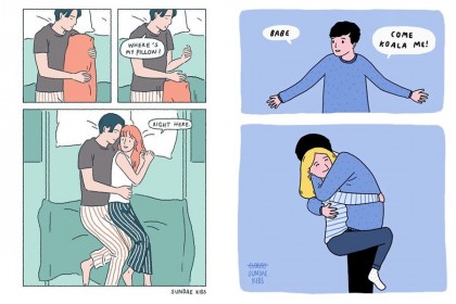 Manja & Bikin Kangen: 16 Ilustrasi Mesranya Pasangan Baru Menikah