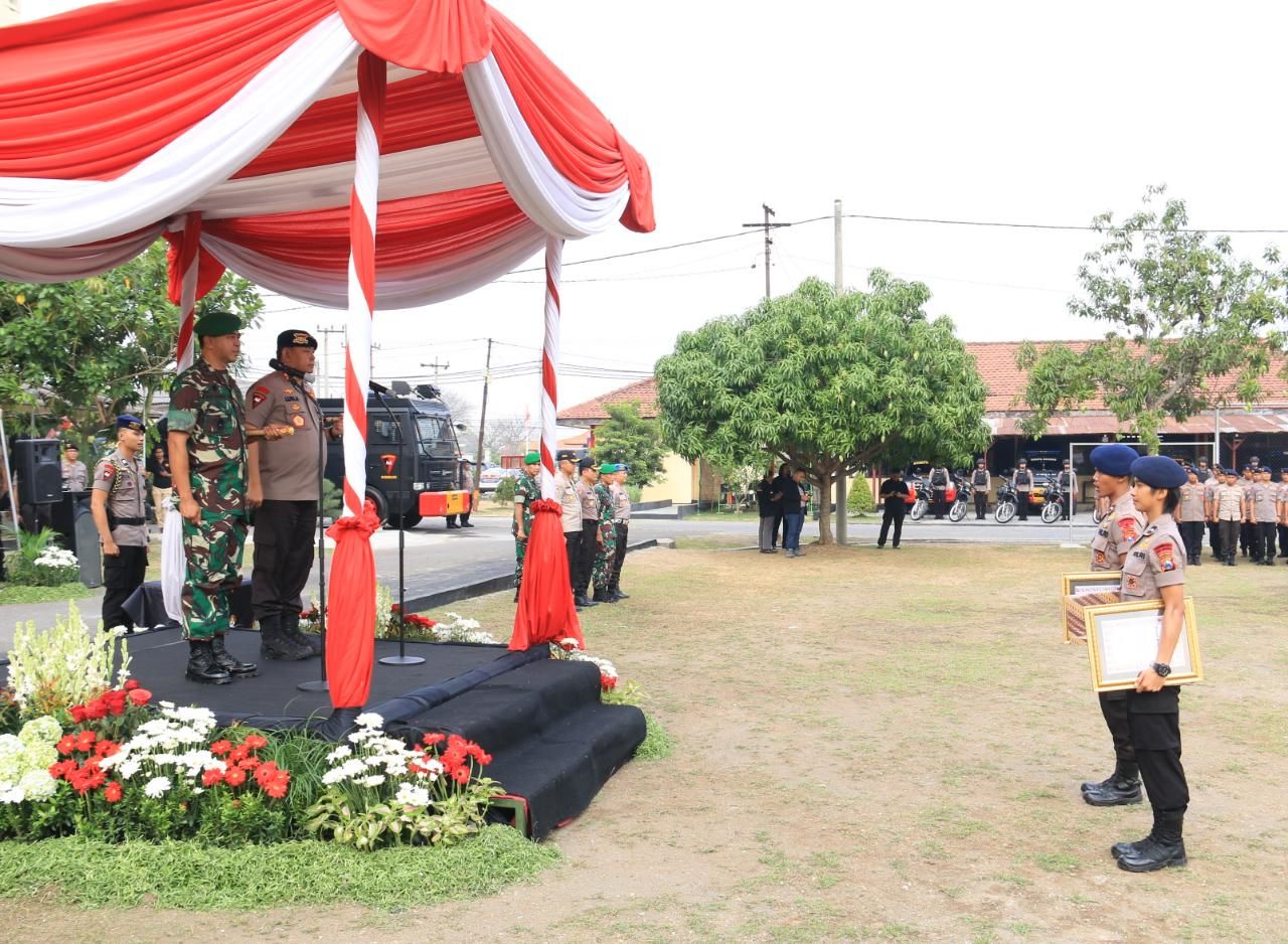 Ribuan Personel Gabungan Polisi dan TNI Siap Amankan Pemilu 2019