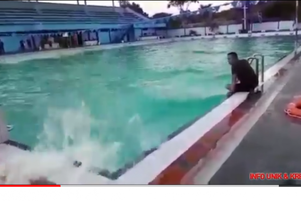 Viral Kolam Bergelombang, Pakar: Tidak Logis!