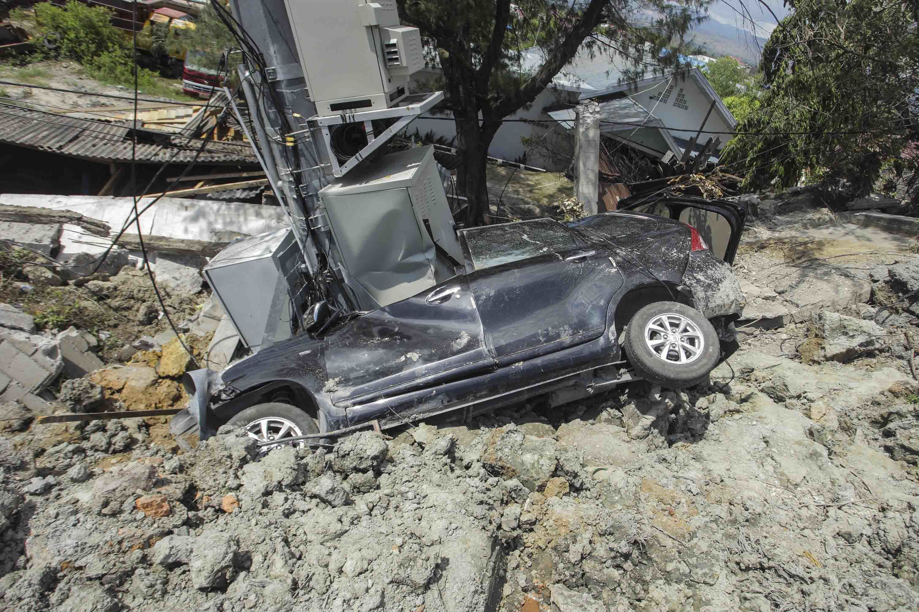 Petobo menjadi lokasi yang mengalami kerusakan paling parah