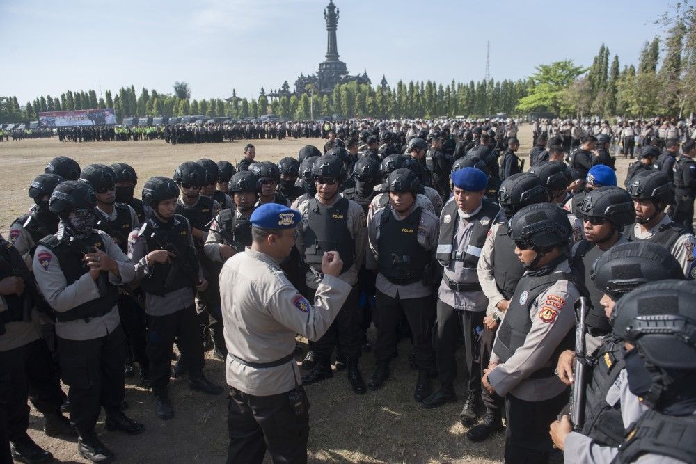 Pengamanan IMF di Bali Libatkan Puluhan Ribu Aparat Polisi Hingga TNI