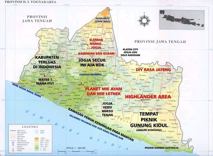 Dari Jakarta Hingga Surabaya, 11 Meme Peta Indonesia yang Bikin Ngakak
