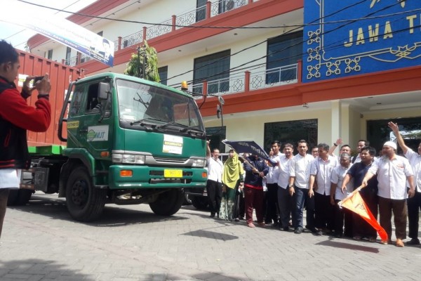 Muhammadiyah Jawa Timur Kirim Satu Kontainer Bantuan ke Palu