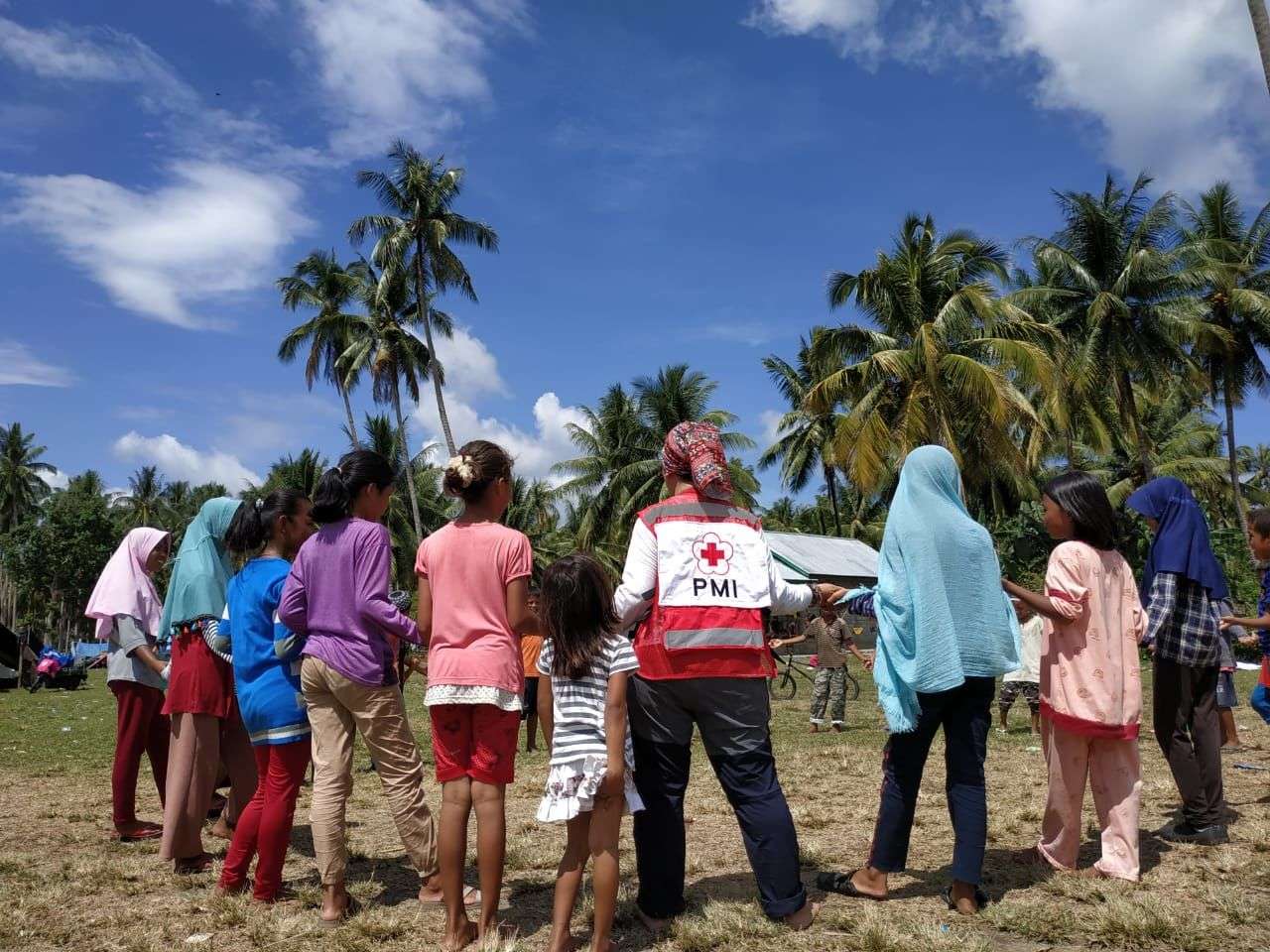 Anak Korban Bencana Palu Trauma, PMI Lakukan Program Psikososial