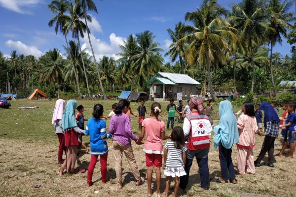 Anak Korban Bencana Palu Trauma, PMI Lakukan Program Psikososial