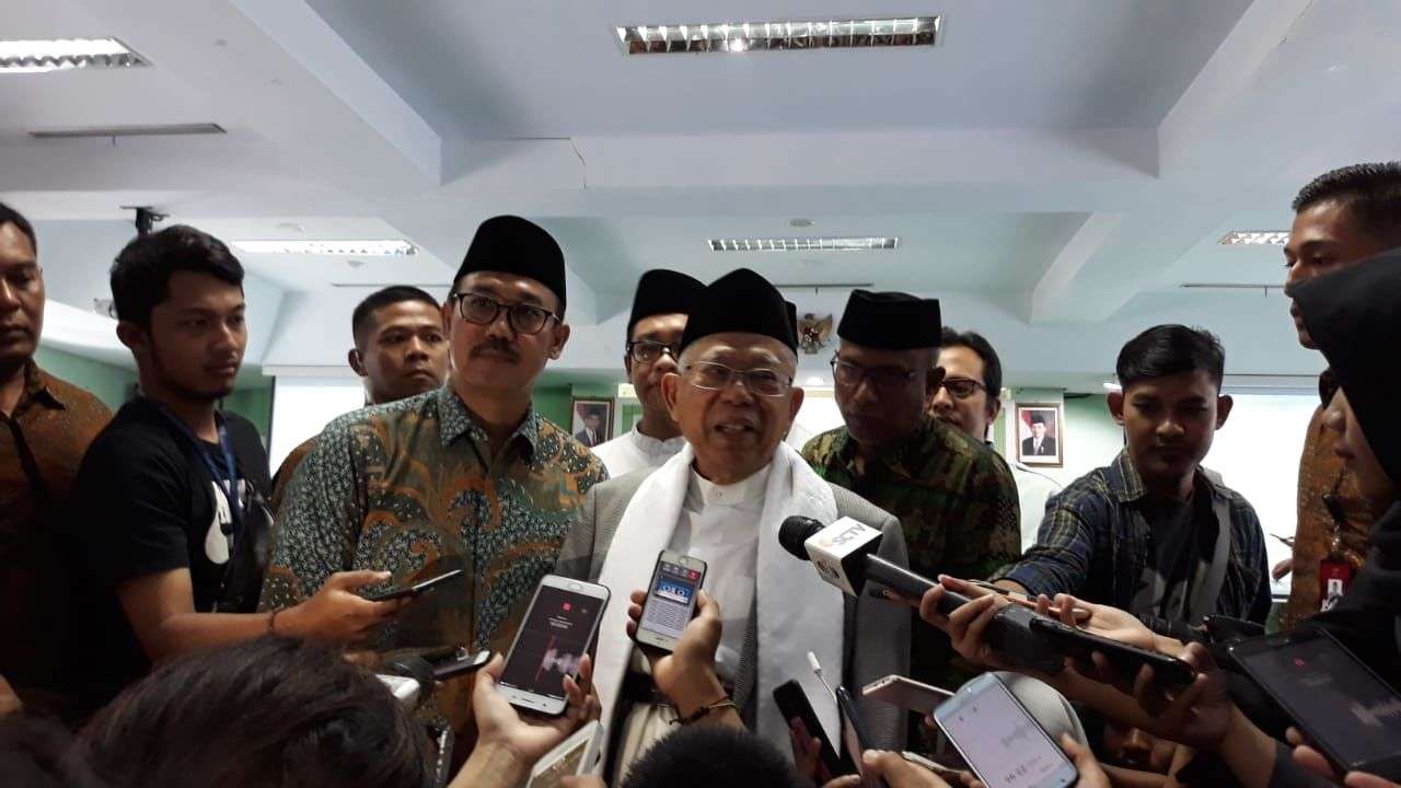 Bertemu Santri di Bangkalan, Ma'ruf Amin Mengaku Berdarah Madura