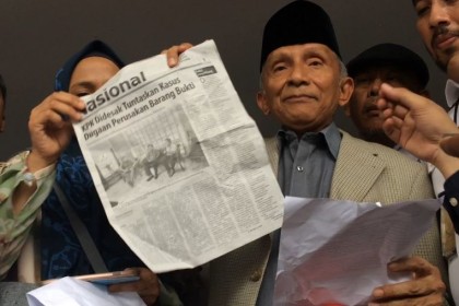 Amien Rais Minta Presiden Jokowi Copot Tito Karnavian Sebagai Kapolri