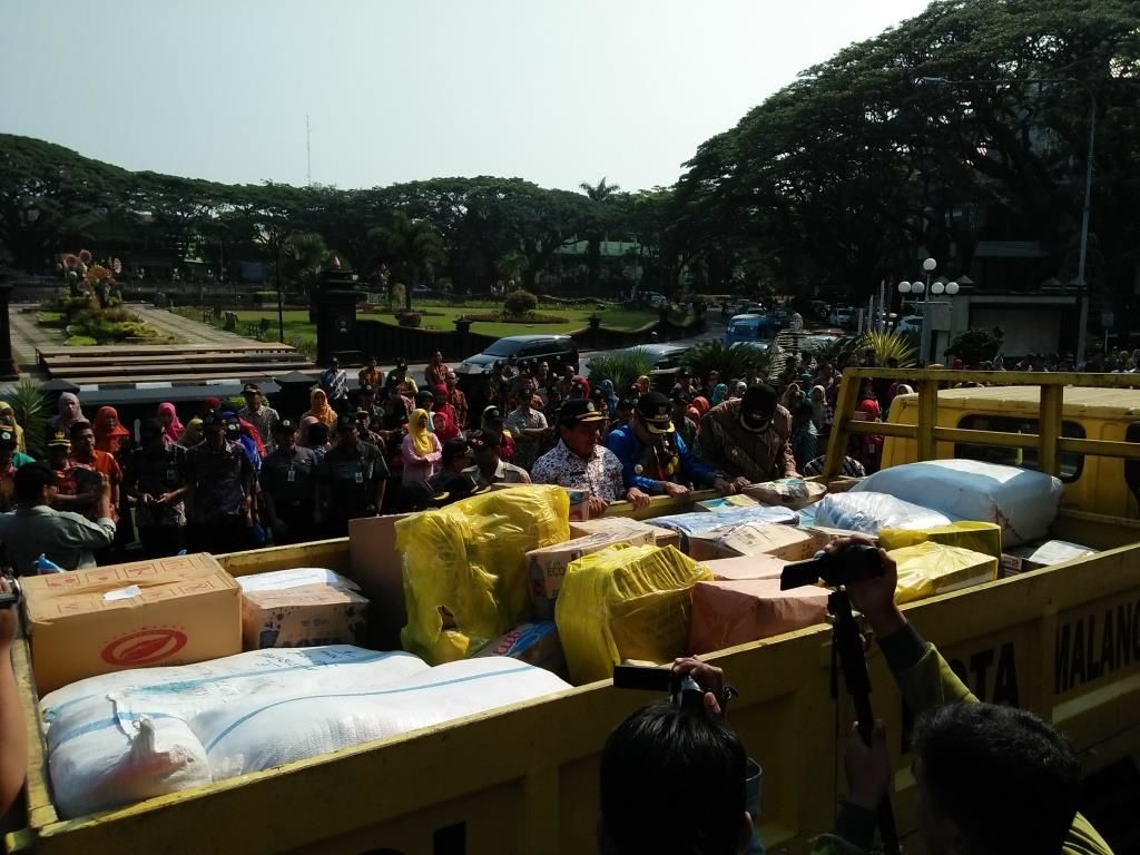 Pemerintah Kota Malang Kirim Bantuan untuk Korban Gempa di Palu