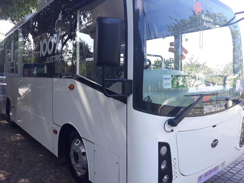 Mengenal Bus Transportasi Delegasi IMF di Bali, Berbahan Bakar Listrik