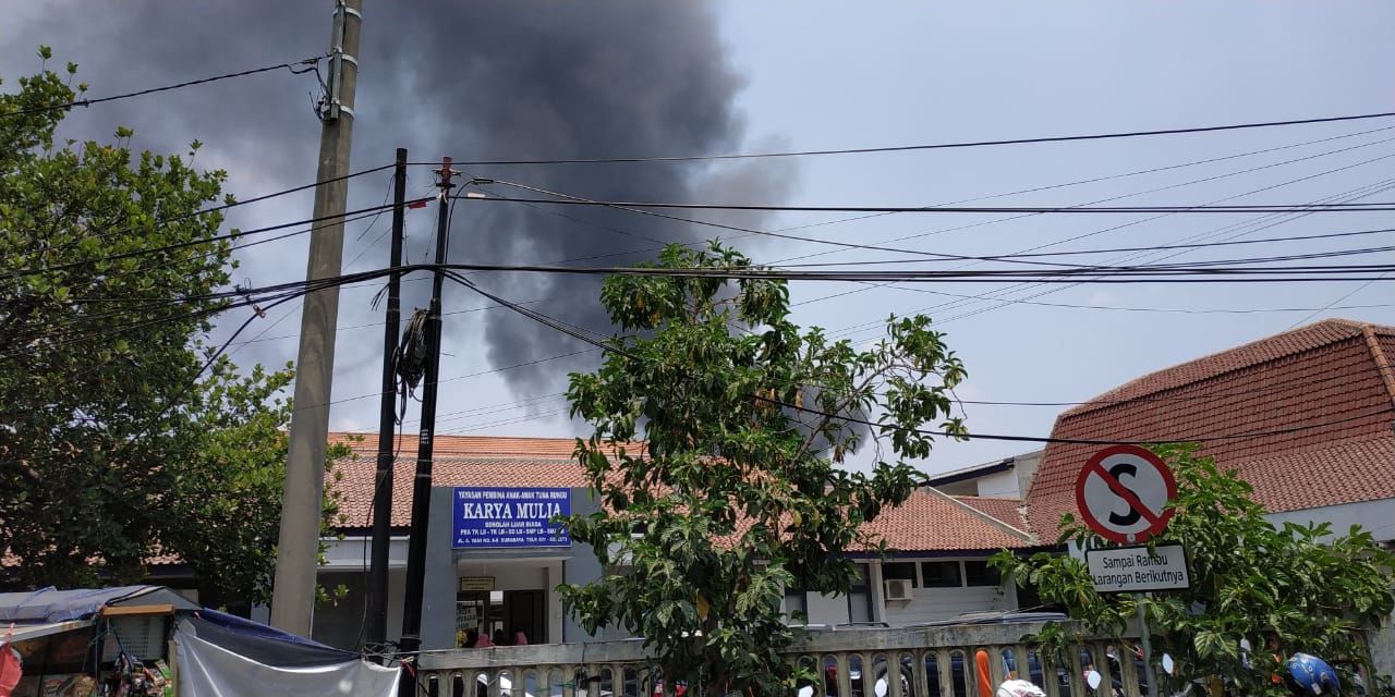 Lahan Parkir Terbakar, 52 Sepeda Motor Hangus