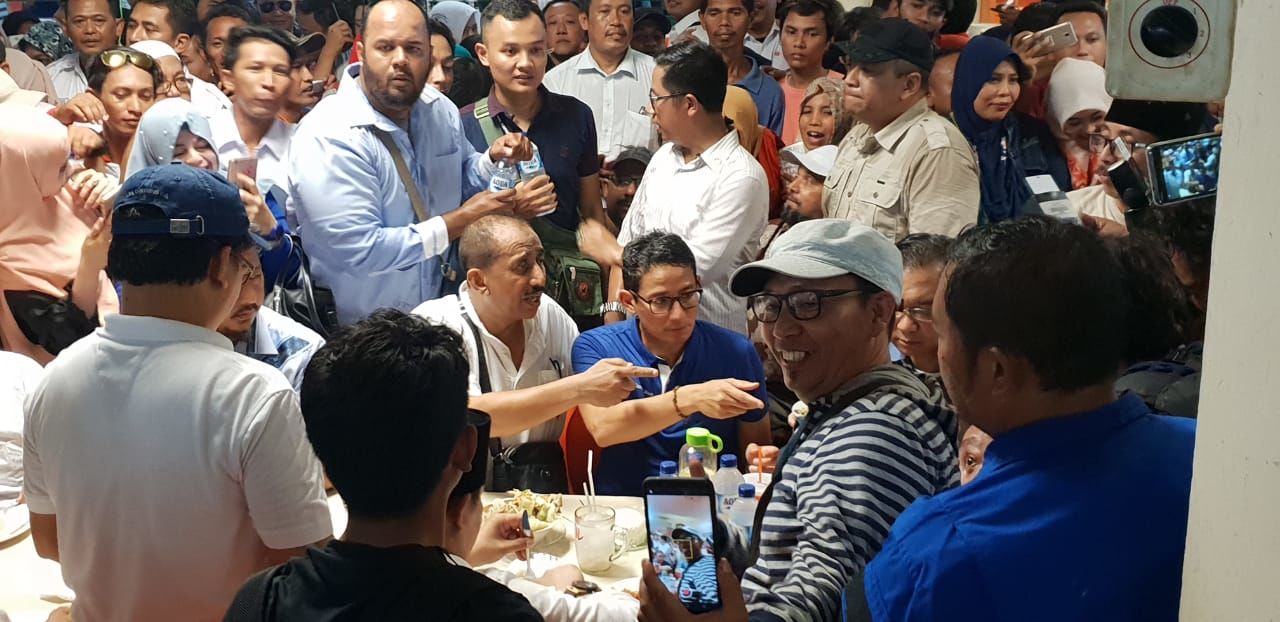 Kunjungi Surabaya, Sandiaga Uno: Saya Makan Sop Buntut Dinosaurus