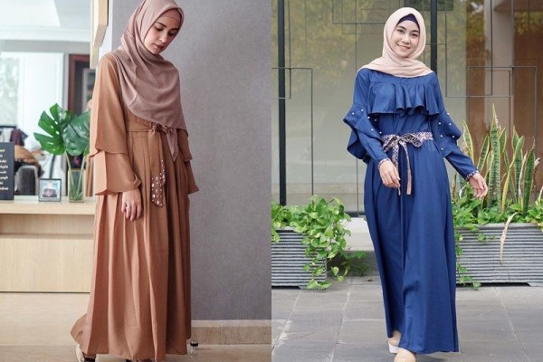 8 Beda Gaya Fashion Hijab Syar i ala Shireen Sungkar Vs 