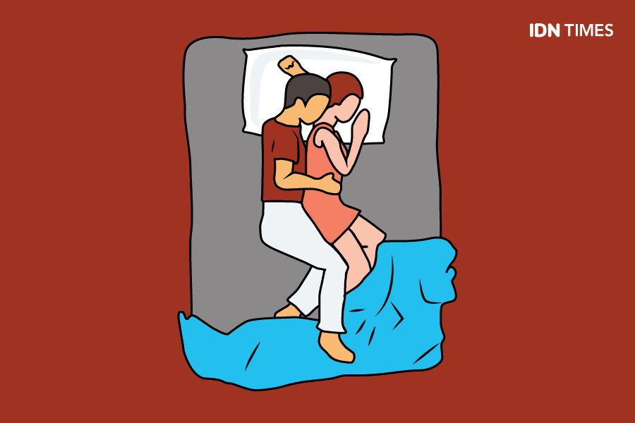 670+ Gambar Kartun Pasangan Tidur Romantis HD Terbaru