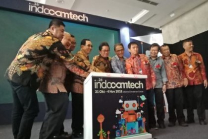 Pameran Teknologi Indocomtech ke-26 Resmi Dibuka