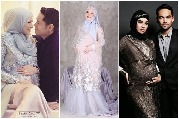 40+ Trend Terbaru Inspirasi Maternity Shoot Hijab