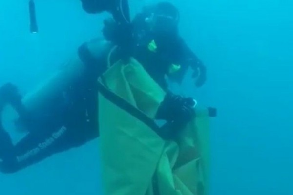 Bikin Merinding, Video: Kondisi Puing Lion Air JT 610 di Dasar Laut