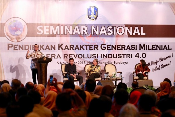 Ketika Anas Cerita Karakter Generasi Milenial di Hadapan Kepala SMA