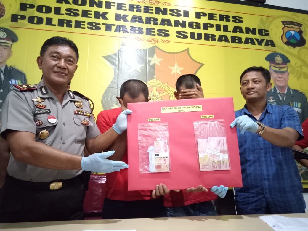 Awas! Uang Palsu Pecahan Rp100 Ribu Beredar di Surabaya dan Sidoarjo